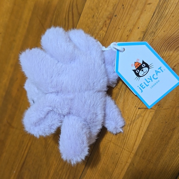 Jellycat Fluffy Octapus 3x4x4" Soft & Plush NWT - Picture 4 of 5